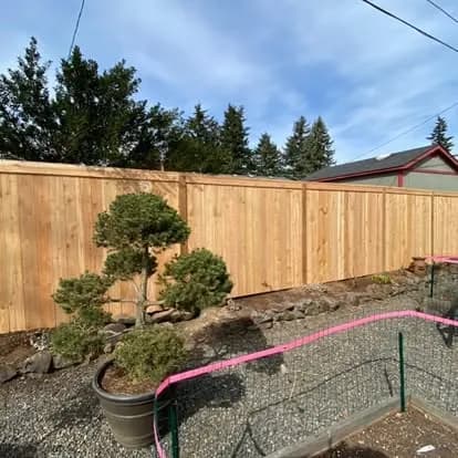 Custom fencing project by GI Landscape