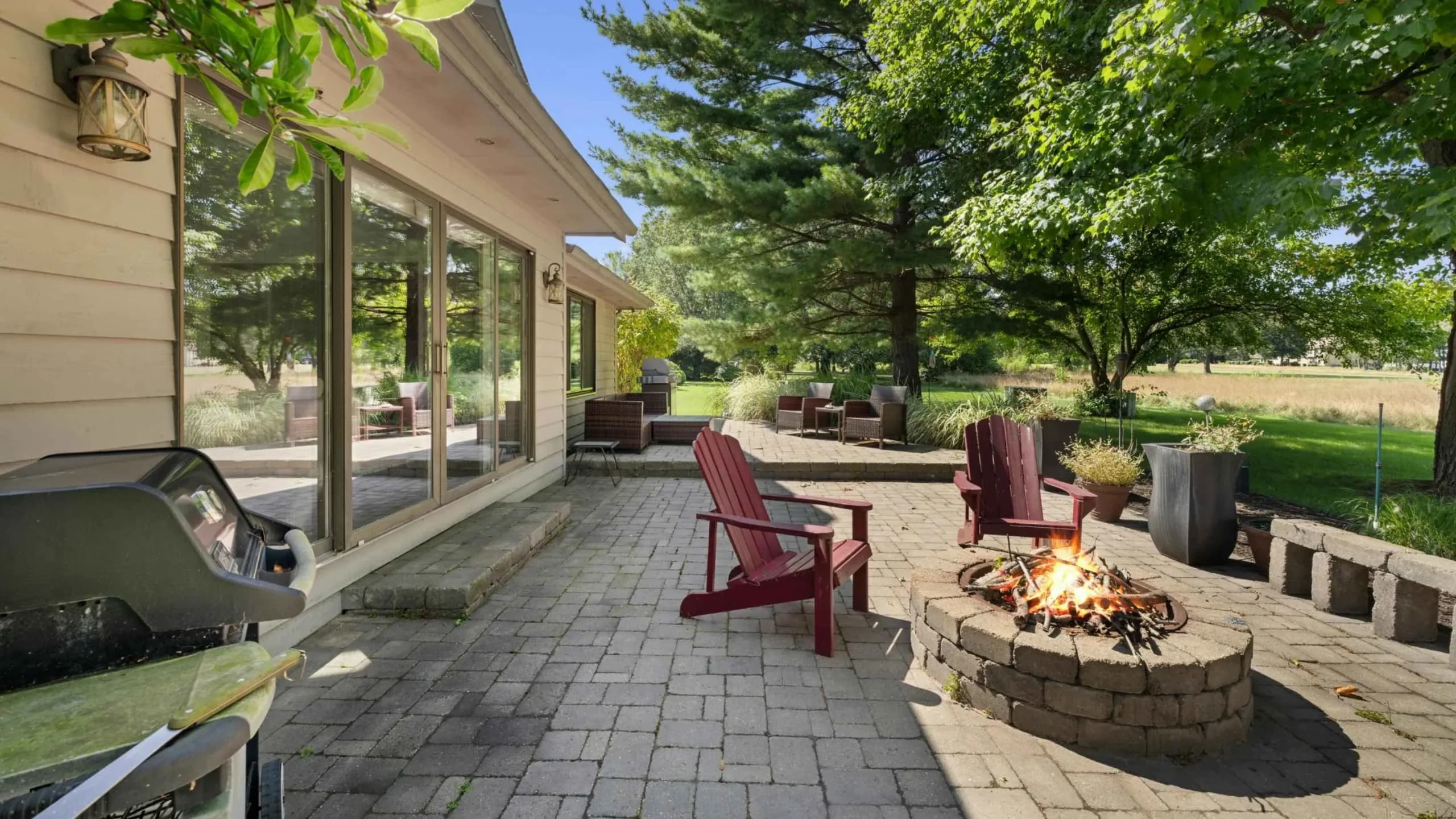 Finished paver patio installation by GI Landscape — Portland metro